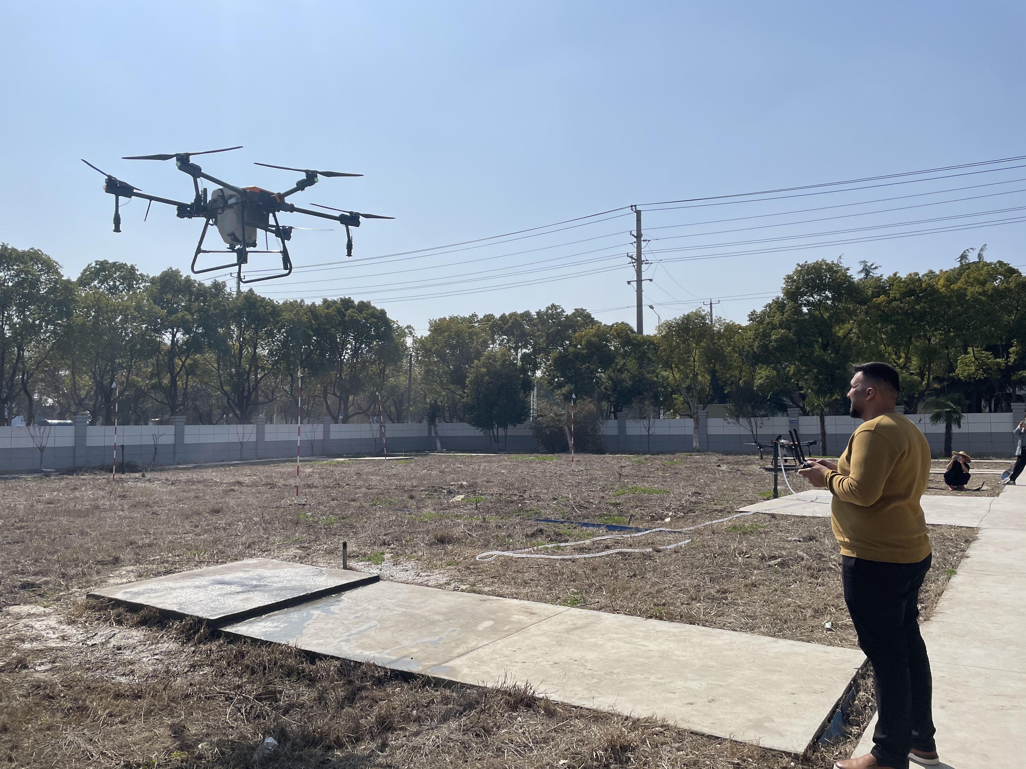 Chinese Drones Spraying Chemicals